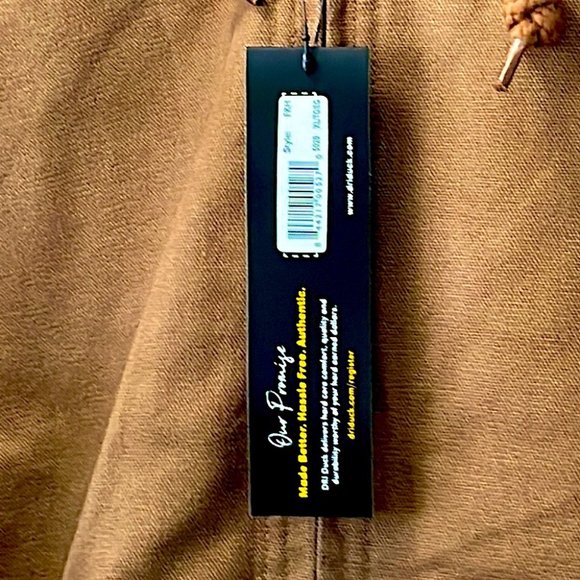 DRI DUCK - Cheyenne Boulder Cloth™ Hooded Jacket with Tricot Quilt Lining - BRN - Picture 3 of 5